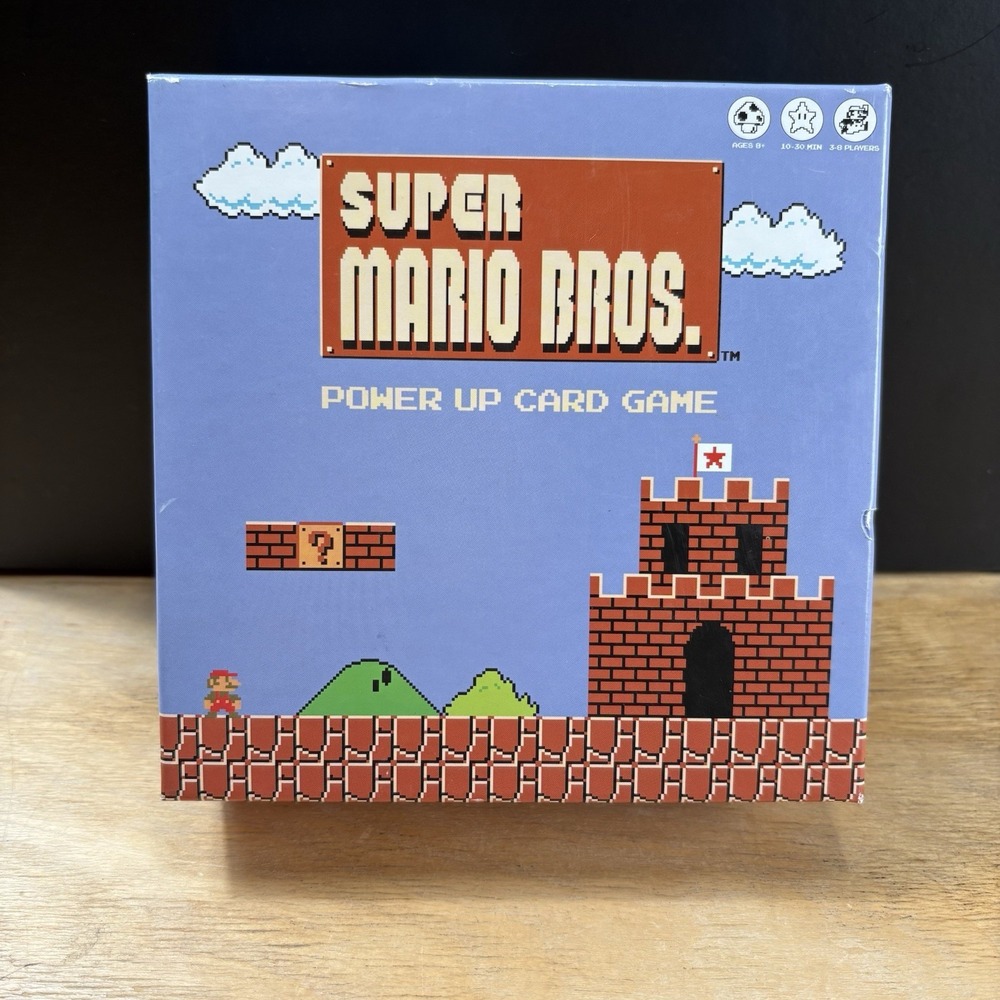 Super Mario Brothers Power Up Card Game Nintendo NES Bros./  Complete